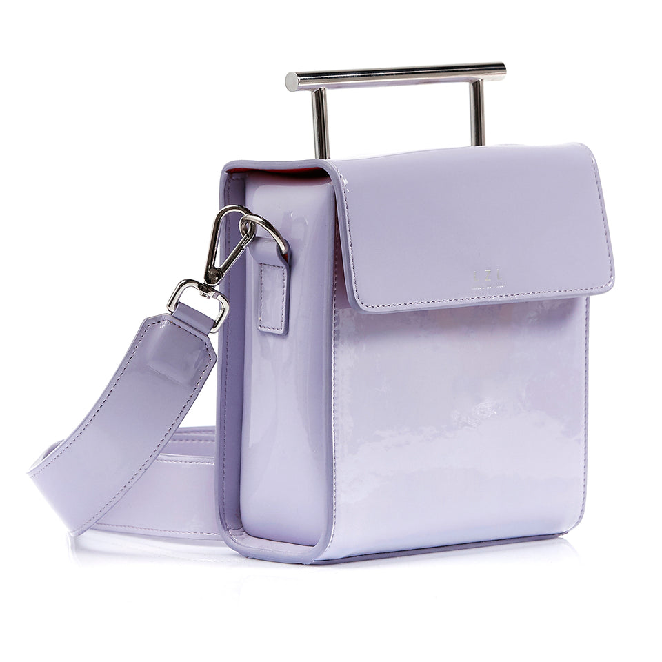 Box Bag Lavender Patent