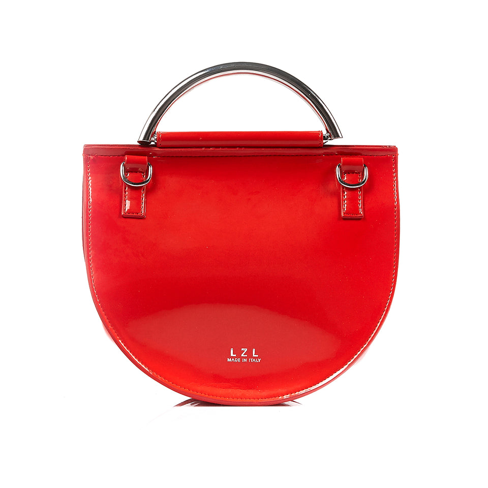 Saddle Bag Red Patent