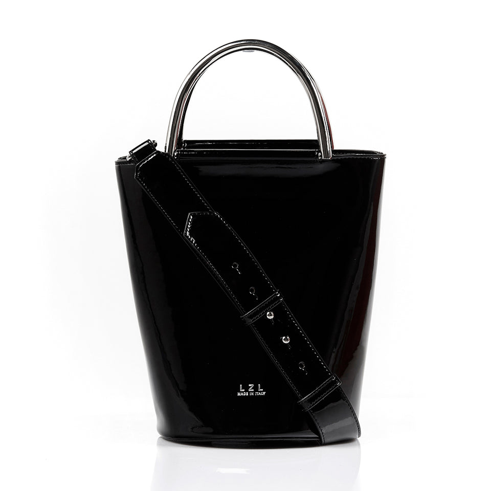 Bucket Bag Black Patent