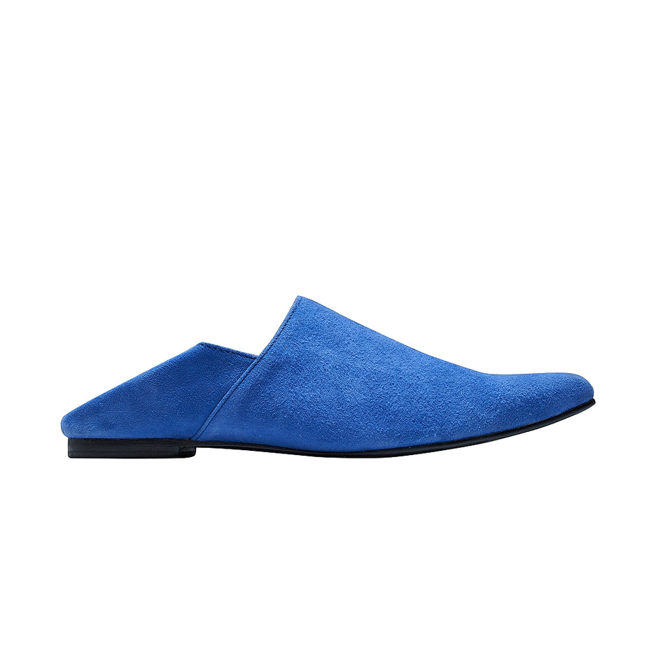 Moroccan Slipper - Cobalt