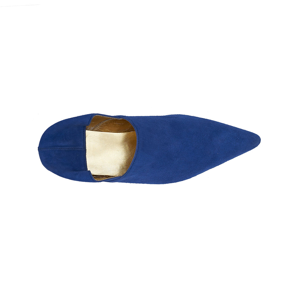 Moroccan Slipper - Cobalt