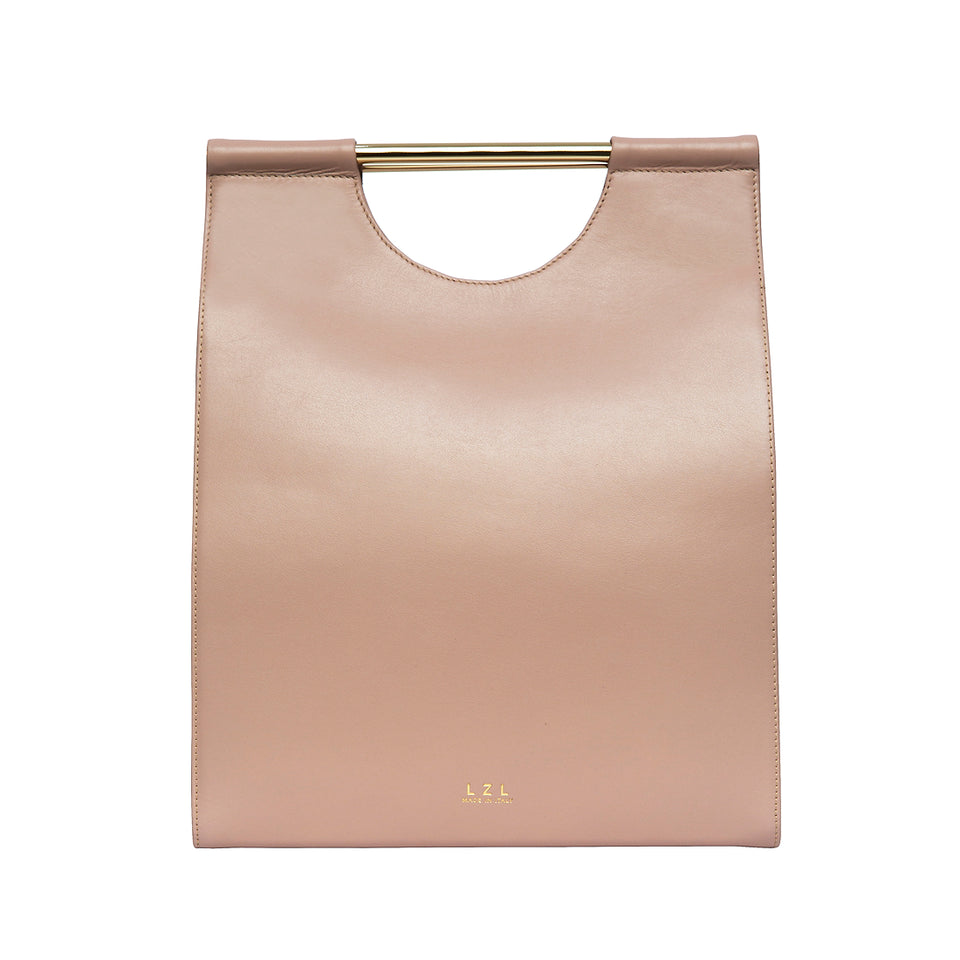 Structured Tote Bag Pale Blush