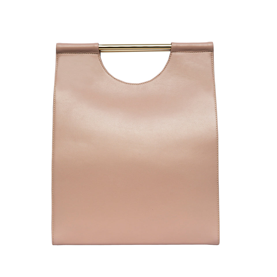 Structured Tote Bag Pale Blush