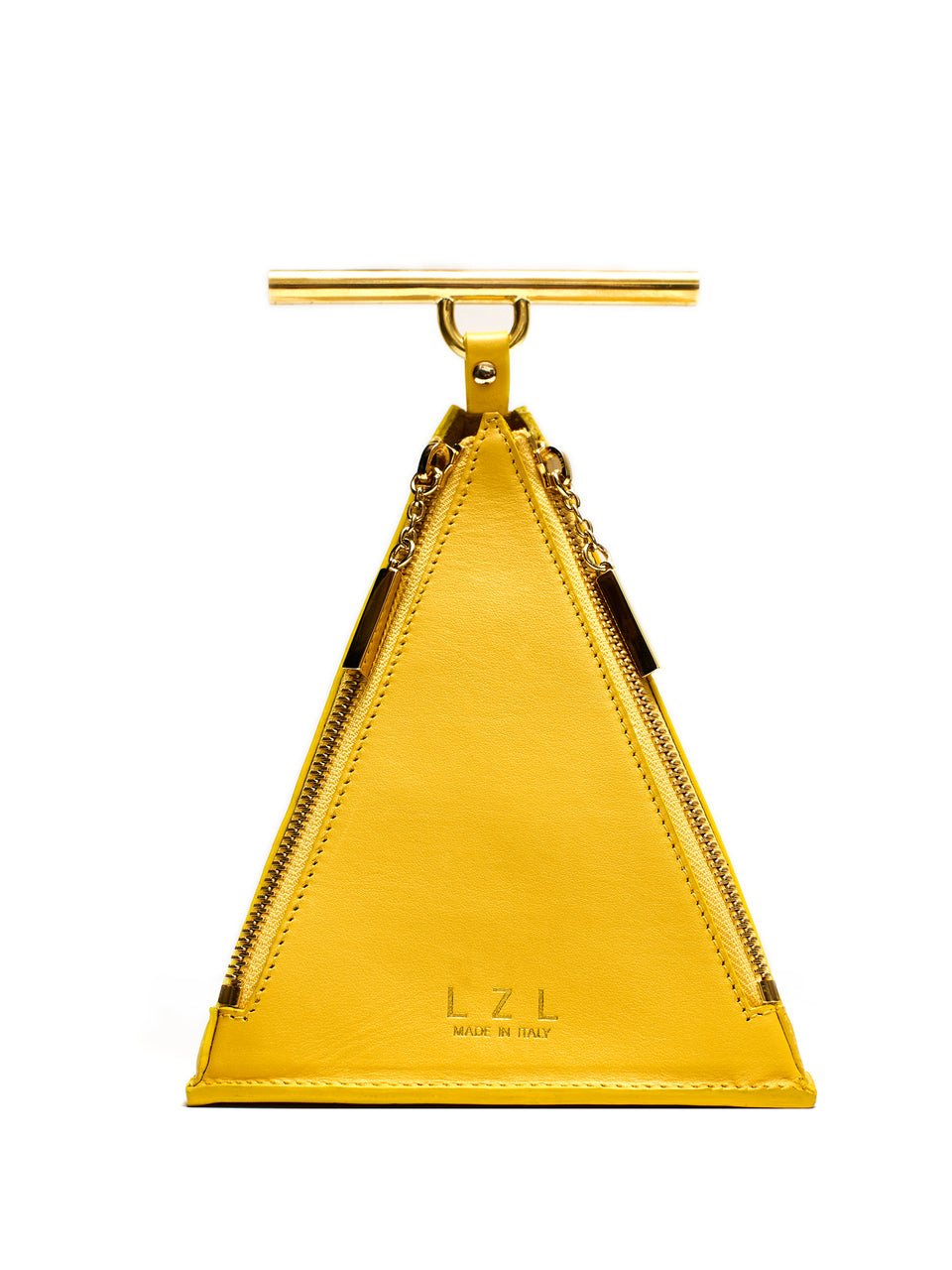 LZL Pyramid Bag 002 Yellow - Front